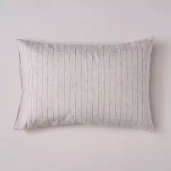 Льняная наволочка из перкаля Mill Bassols, серый