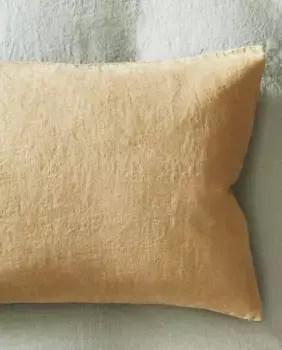 Льняная наволочка Zara Home, цвет Tan