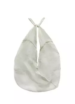 Льняная пляжная сумка camila белая 70x45 см Buldan's