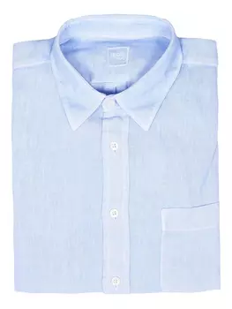 Льняная рубашка 120% Lino, синий