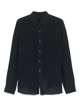 Льняная рубашка 120% Lino, синий