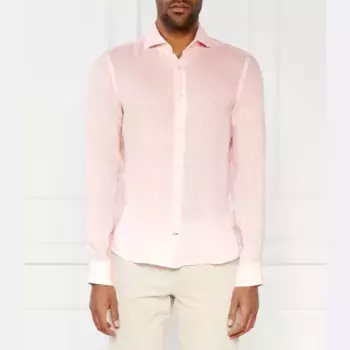 Льняная рубашка 146pai-w приталенного кроя Joop!, розовый