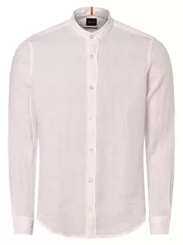 Льняная рубашка_1 Boss Orange, белый