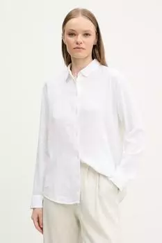 Льняная рубашка Abercrombie & Fitch, бежевый