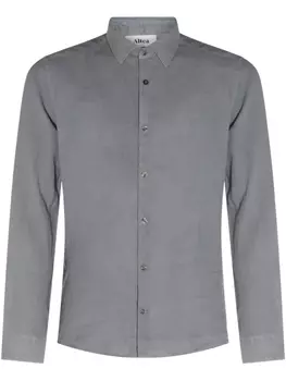Льняная рубашка Altea, серый