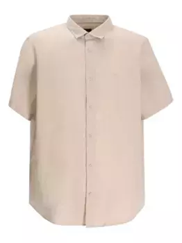 Льняная рубашка Armani Exchange, нейтральный
