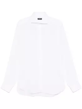 Льняная рубашка Barba, белый