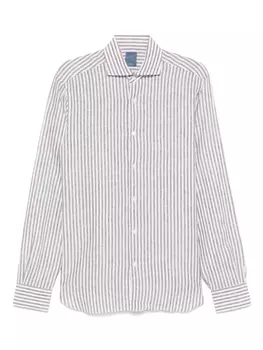 Льняная рубашка Barba, белый