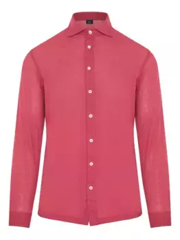 Льняная рубашка Barba, красный