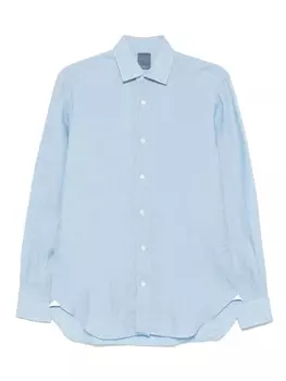 Льняная рубашка Barba, синий