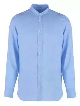 Льняная рубашка Bastoncino, синий