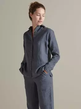 Льняная рубашка бедфолка, чернила