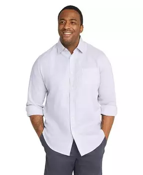 Льняная рубашка Big & Tall Anders Johnny Bigg, фиолетовый