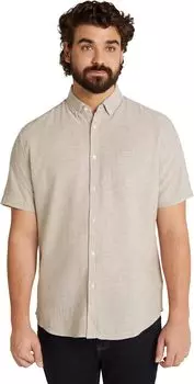 Льняная рубашка Big & Tall Tahiti Johnny Bigg, цвет Biscuit