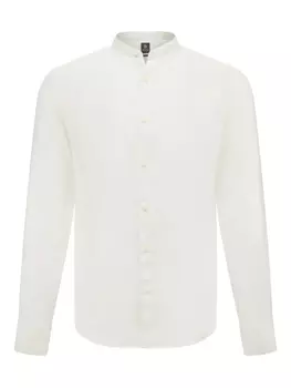 Льняная рубашка Boggi Milano, белый