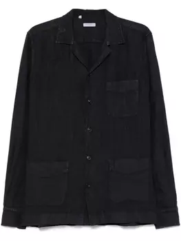 Льняная рубашка Boglioli, синий