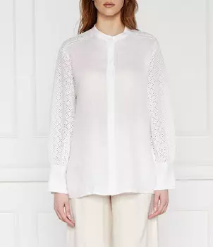 Льняная рубашка BOSS BLACK Beliah, белый