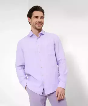 Льняная рубашка Brax "Style HAROLD", фиолетовый