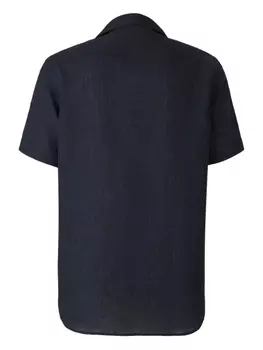 Льняная рубашка Brioni, синий