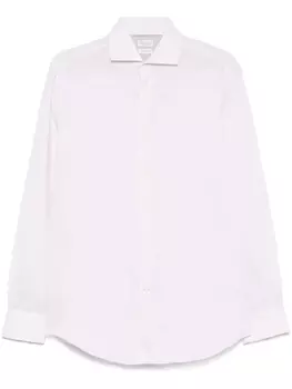 Льняная рубашка Brunello Cucinelli, нейтральный