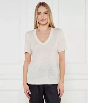 Льняная рубашка c_ela_1 Regular fit Boss Orange, желтый