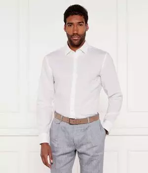 Льняная рубашка c-hal-kent-c3-223 Casual fit Boss, белый