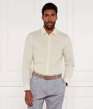 Льняная рубашка c-hal-kent-c3-223 Casual fit Boss, желтый