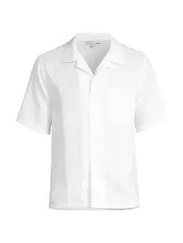 Льняная рубашка Camp Onia, белый