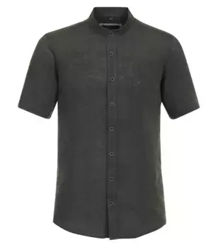 Льняная рубашка CASAMODA "Льняная рубашка CASAMODA однотонная", зеленый