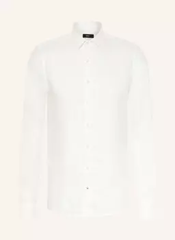 Льняная рубашка cisteven облегающий крой Cinque, белый