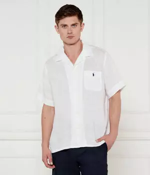 Льняная рубашка Classic fit Polo Ralph Lauren, белый