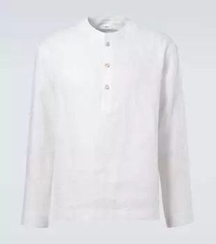 Льняная рубашка Commas, белый