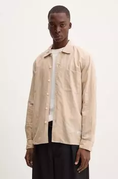 Льняная рубашка ДЕНИМ Marc O'Polo, бежевый
