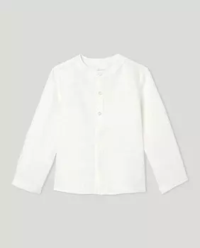 Льняная рубашка для мальчика с длинными рукавами Coconut El Corte Ingls, светло-бежевый