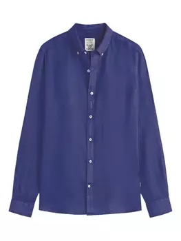 Льняная рубашка Ecoalf, синий