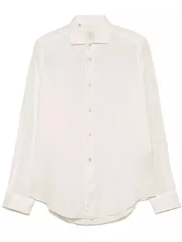 Льняная рубашка Eleventy, нейтральный