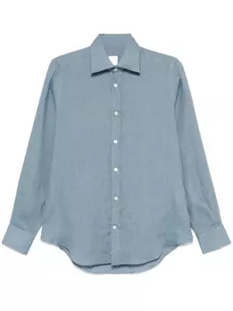 Льняная рубашка Eleventy, синий