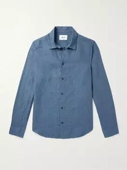 Льняная рубашка Enzo 5708 NN07, синий