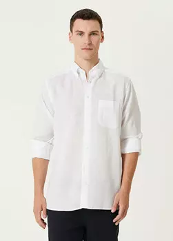Льняная рубашка Eton, белый