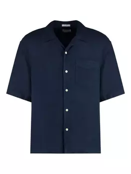 Льняная рубашка Gant, синий