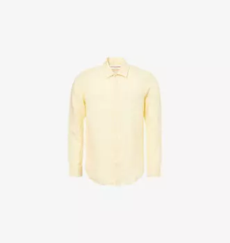 Льняная рубашка Giles с длинными рукавами Orlebar Brown, мультиколор