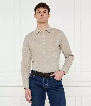 Льняная рубашка хансон Regular fit Joop! Jeans, желтый
