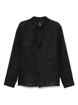 Льняная рубашка Hevo, черный