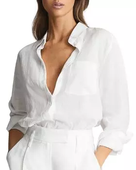 Льняная рубашка Кэмпбелл REISS