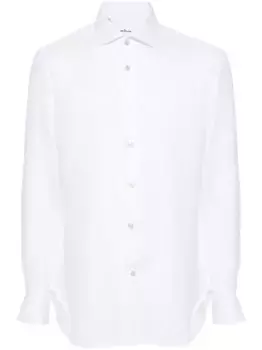 Льняная рубашка Kiton, белый