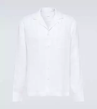 Льняная рубашка Lardini, белый