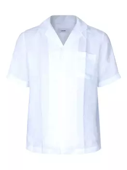 Льняная рубашка Lardini, белый