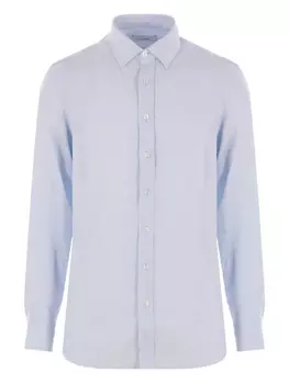 Льняная рубашка Lardini, синий