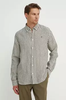 Льняная рубашка Les Deux, бежевый