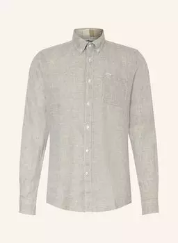 Льняная рубашка linton крой по фигуре Barbour, мультиколор